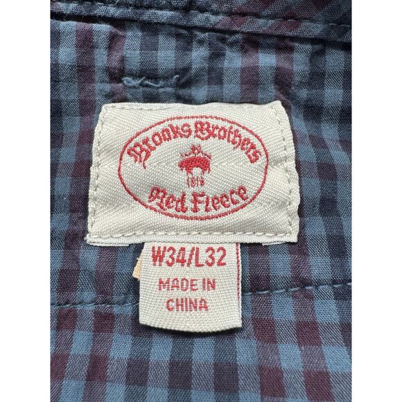 Brooks Brothers Red Fleece Men's 34x32 Pants Dark Green Chino Cotton‎ Blend - Picture 2 of 3